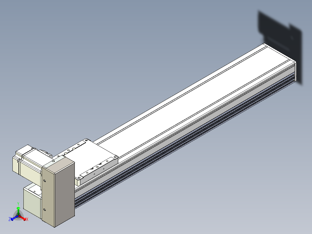 同步带全封闭直线模组TPA-HCB-105D-90-L500-RU-Y-P20-N3