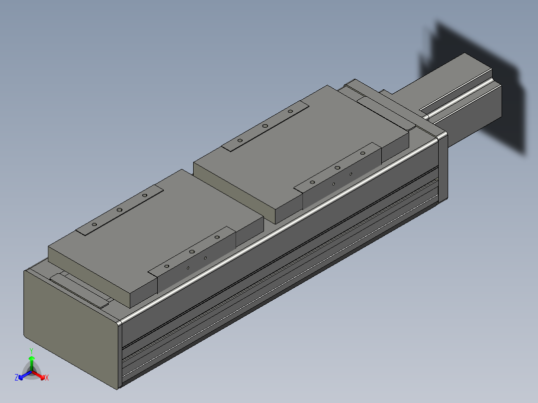 直线模组WG-LHC12-S150-M设计图纸