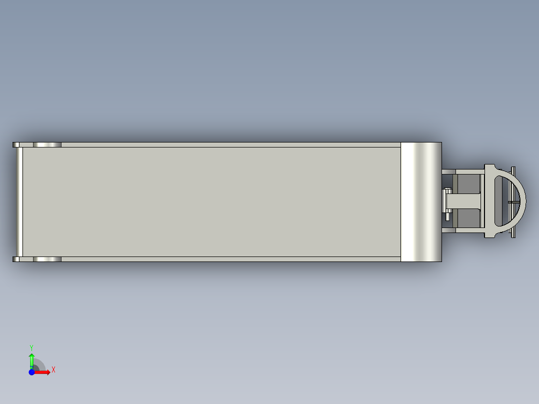 多功能跑步机设计（cad+pro+说明书）前视图