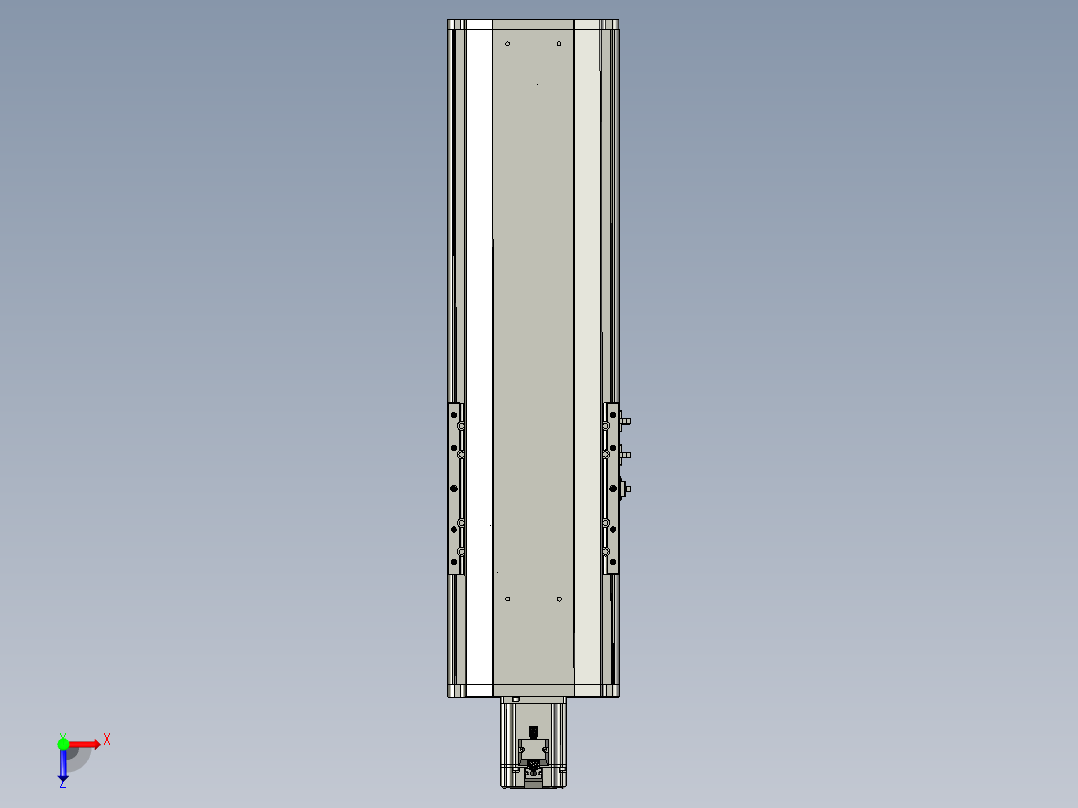 东锦丝杆传动-直线滑台模组DH210-C-L10-S400-BC-P750W-C3.STEP俯视图