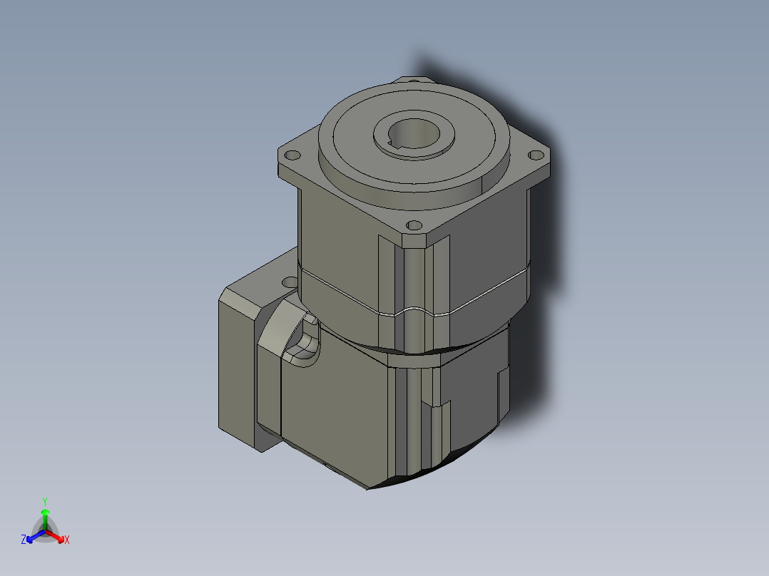 斜齿孔ZPGH142T-L2 24-110-145-M8 KCZ35.STEP正等轴测图