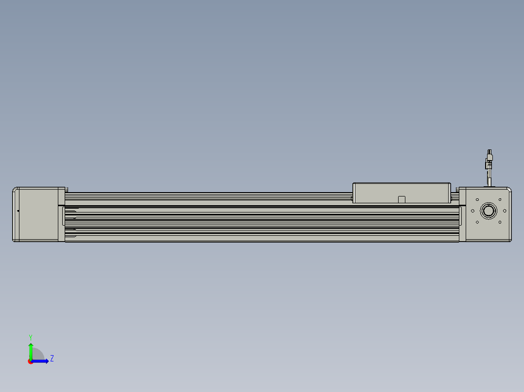 威洛博直线电机模组EB16-L208-S600-L-ZP75-MS3-5K左视图