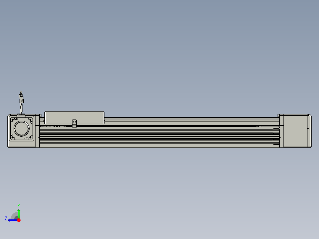 威洛博直线电机模组EB16-L208-S600-L-ZP75-MS3-5K右视图
