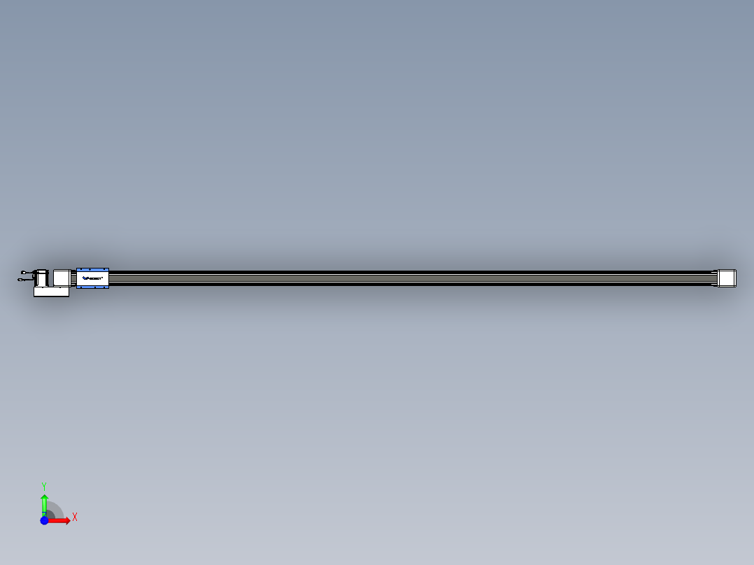 威洛博LB.GB同步带传动--欧规系列GB8-L96-S3400-BL-P75前视图