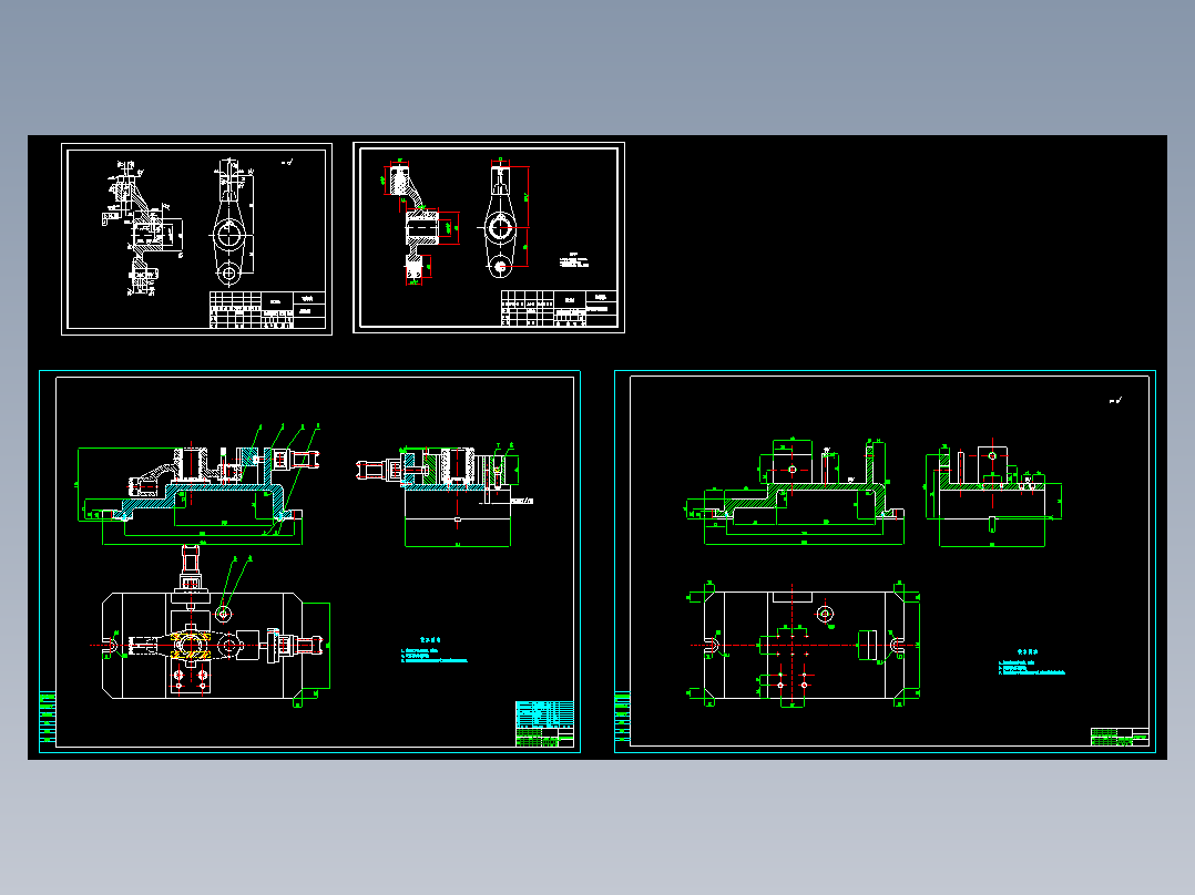 推动架加工工艺及铣单独Φ50凸台面夹具设计【气缸夹紧】