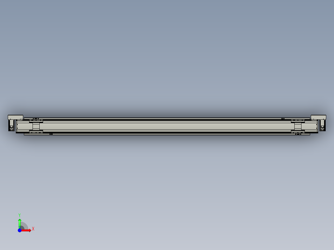 威洛博双电机滑台-VBF14S2-L50-S2500-BLR-P40-C6前视图