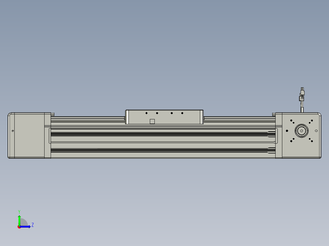 威洛博直线电机模组EB20-L224-S400-L-ZP75-MS3-5K左视图