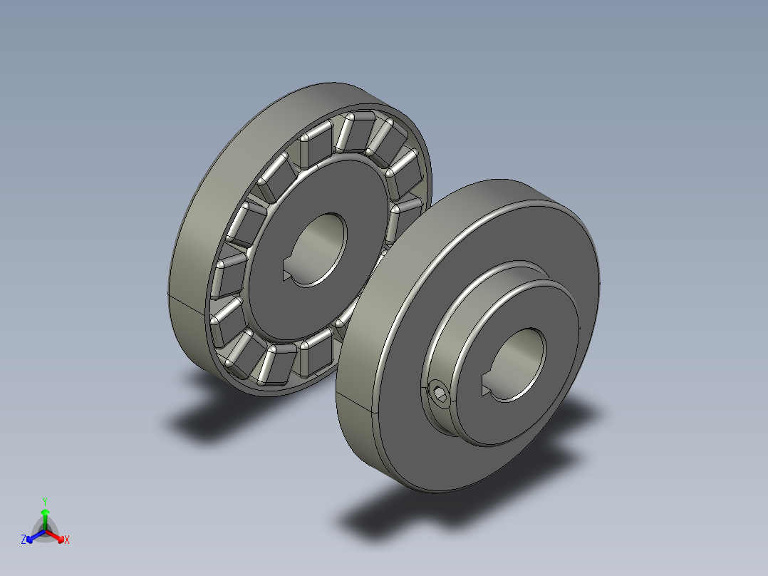 联轴器 (31)正等轴测图