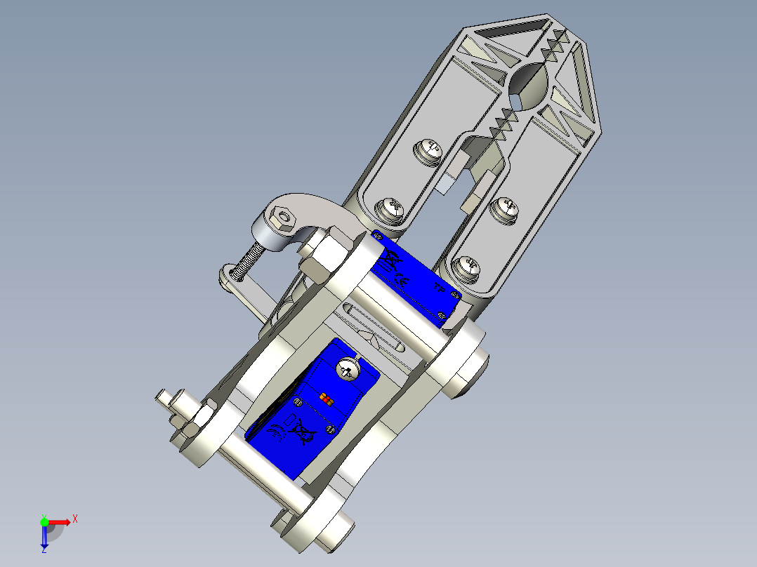 机械爪 3D图纸 (64)俯视图
