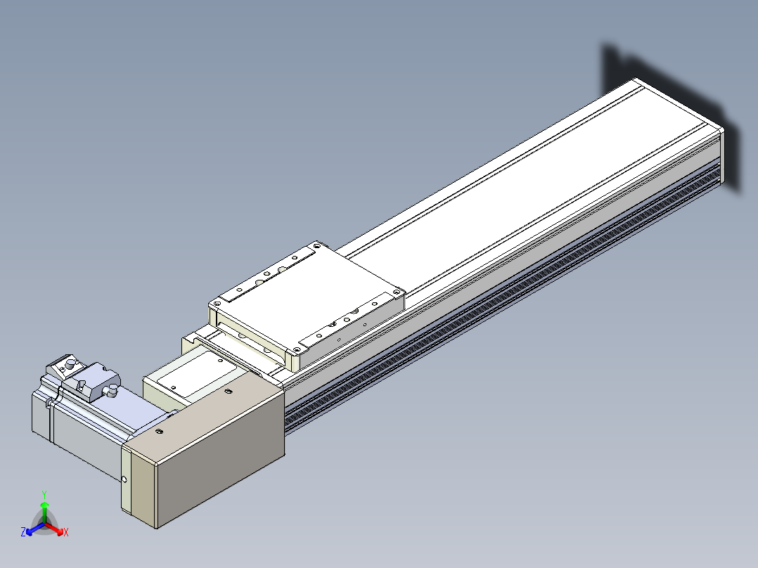 同步带全封闭直线模组TPA-HCB-105D-90-L300-MR-Y-P20-N3