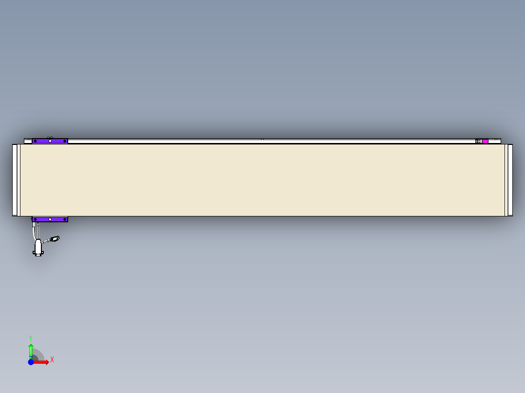 威洛博VL系列3d模型模组VL22H1Y-S1300前视图
