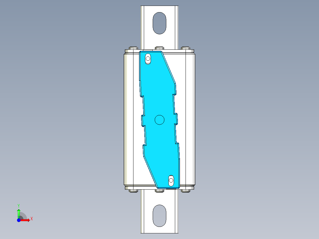熔断器 1500v 160~450A前视图