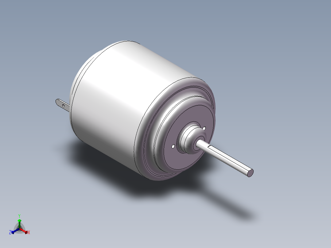 仿微车床正等轴测图