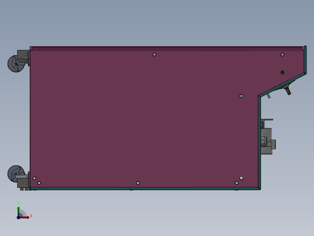 限压式变量叶片泵性能测试试验台液压系统的设计【含图和文档】前视图