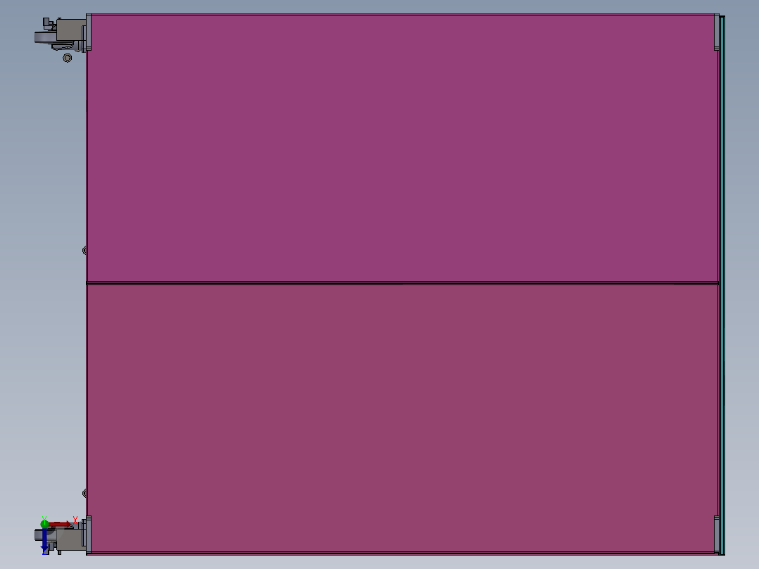 限压式变量叶片泵性能测试试验台液压系统的设计【含图和文档】俯视图