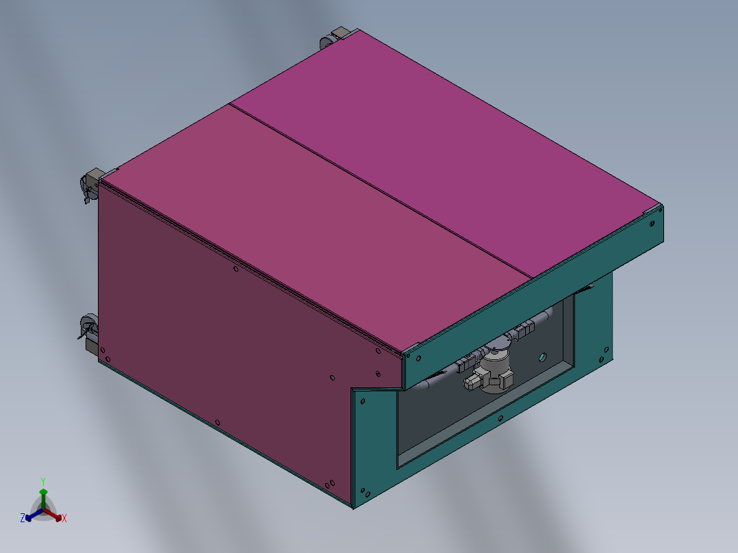 限压式变量叶片泵性能测试试验台液压系统的设计【含图和文档】正等轴测图
