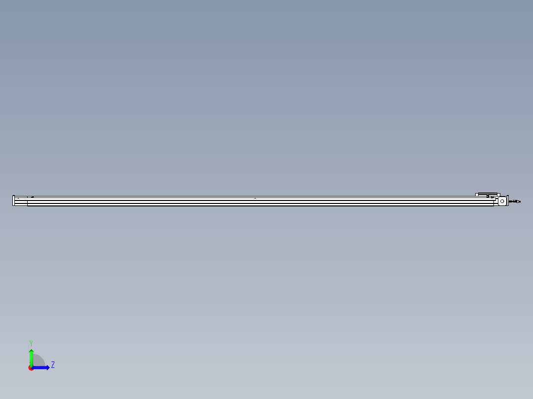 威洛博LB.GB同步带传动--欧规系列LB6A-L130-S3000-BL左视图