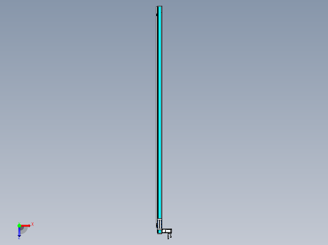 威洛博LB.GB同步带传动--欧规系列LB6A-L130-S3000-BL俯视图