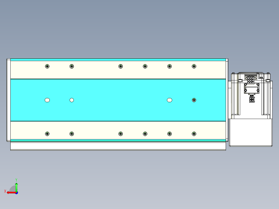 威洛博VBC同步带传动一无尘环境VBC17-L45-S150-BLD-ZP75-C3后视图