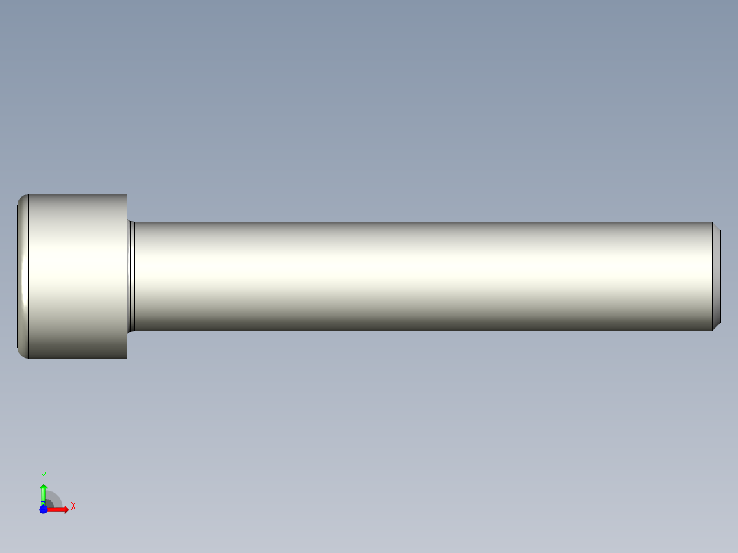螺钉-DIN_912-M24x130.stp前视图