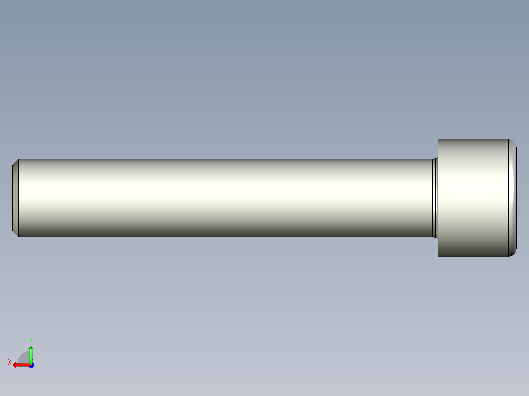 螺钉-DIN_912-M24x130.stp后视图