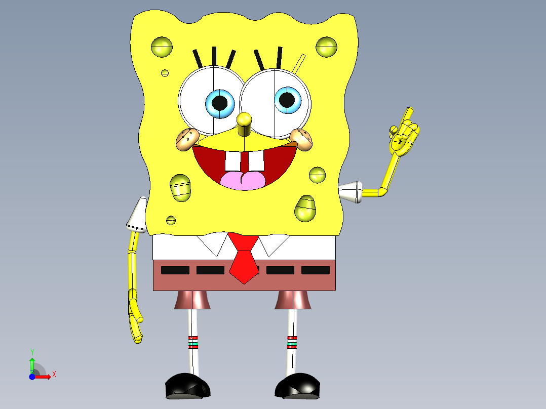 海绵宝宝先生前视图