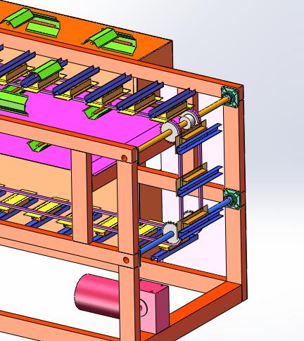 红外线流水线烤箱方案（sw18可编辑+cad）