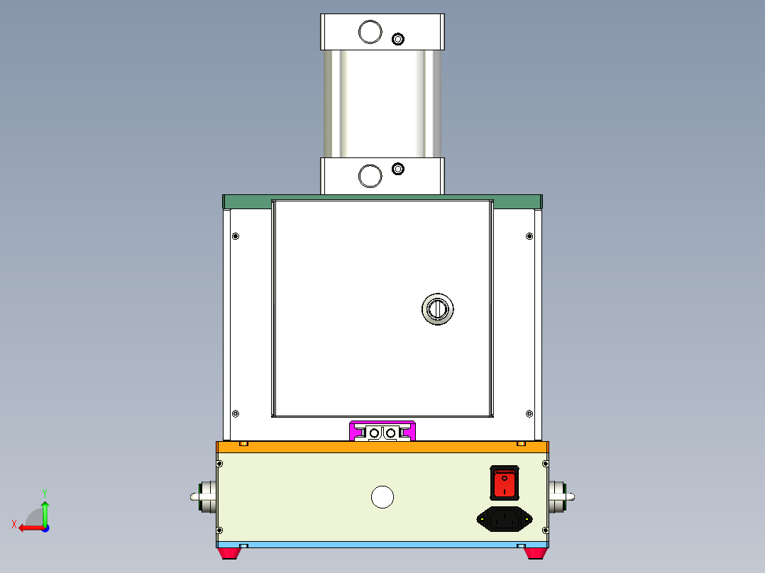 SN80256 IC成型切割夹具step后视图