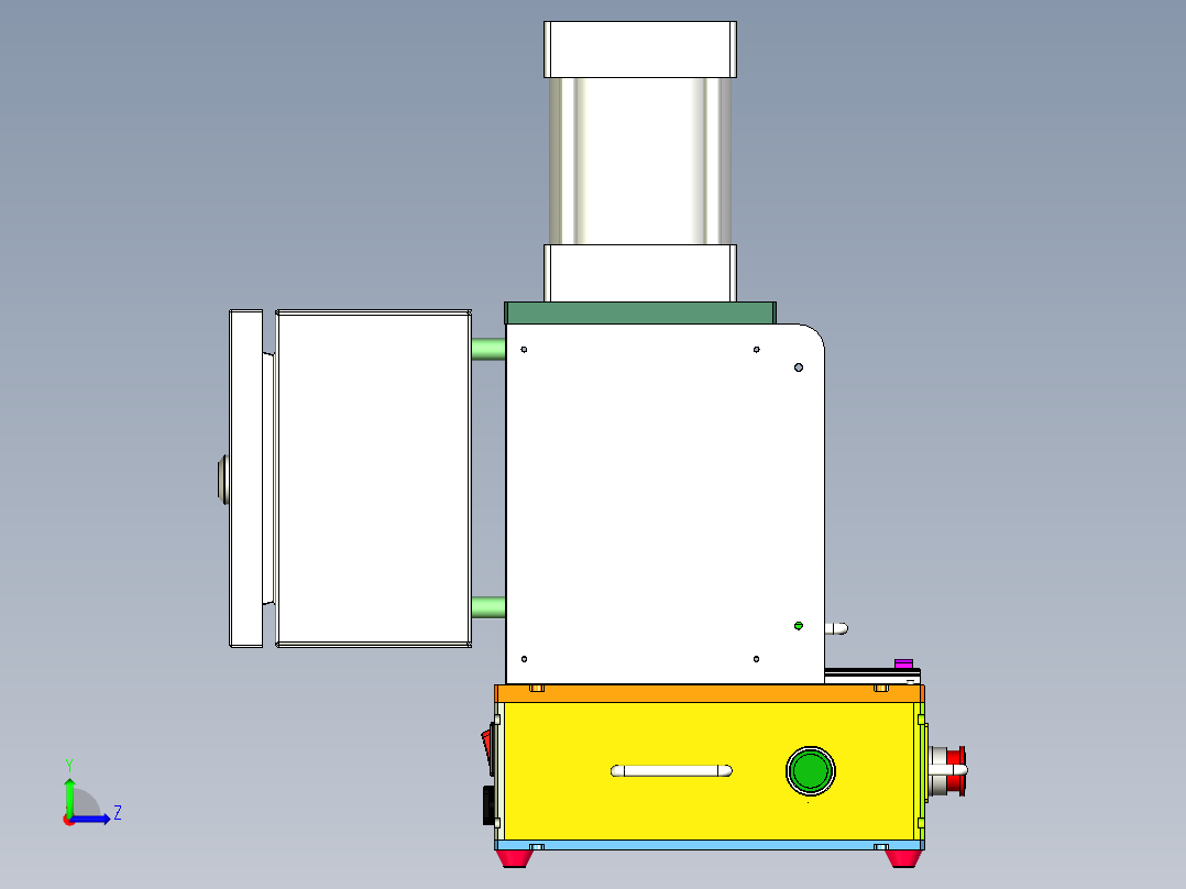 SN80256 IC成型切割夹具step左视图
