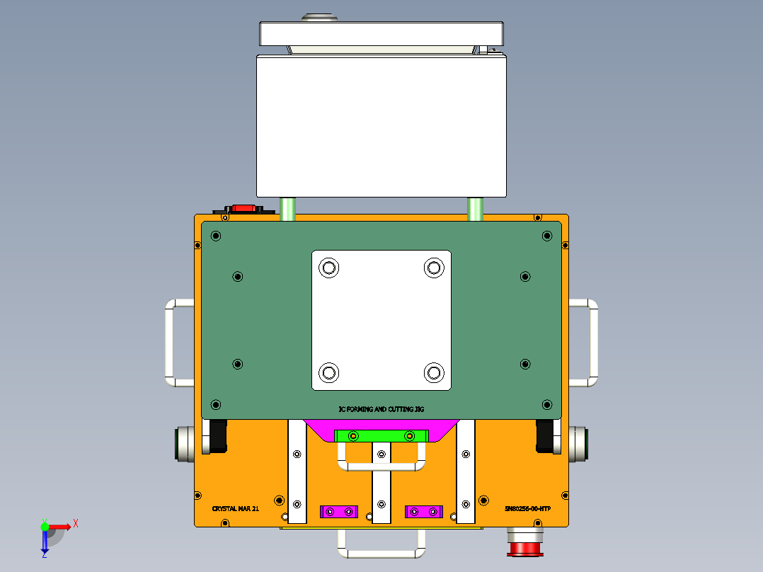 SN80256 IC成型切割夹具step俯视图