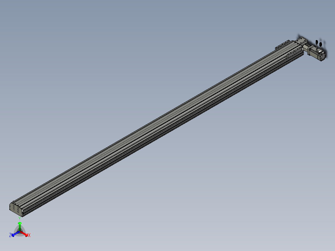 东锦同步带传动-直线滑台模组DH135B-L125-S2650-BL-P400W-C3