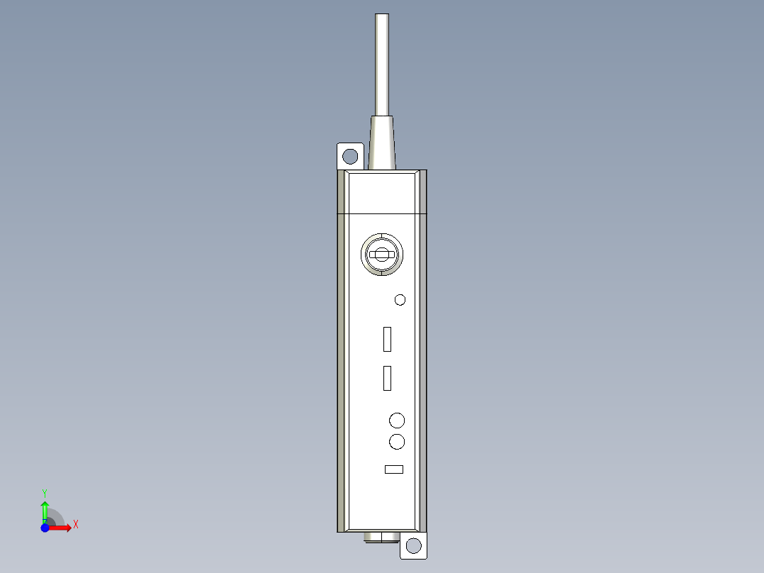 基恩士LB-70_72_kc图纸模型前视图