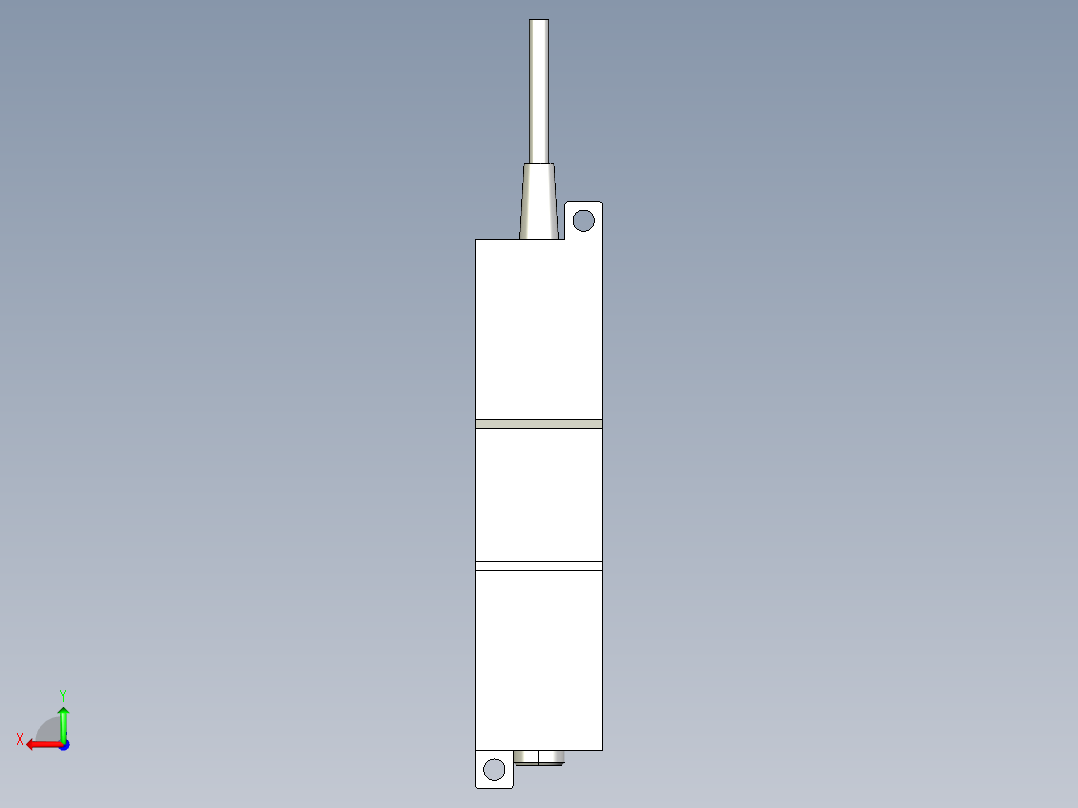 基恩士LB-70_72_kc图纸模型后视图