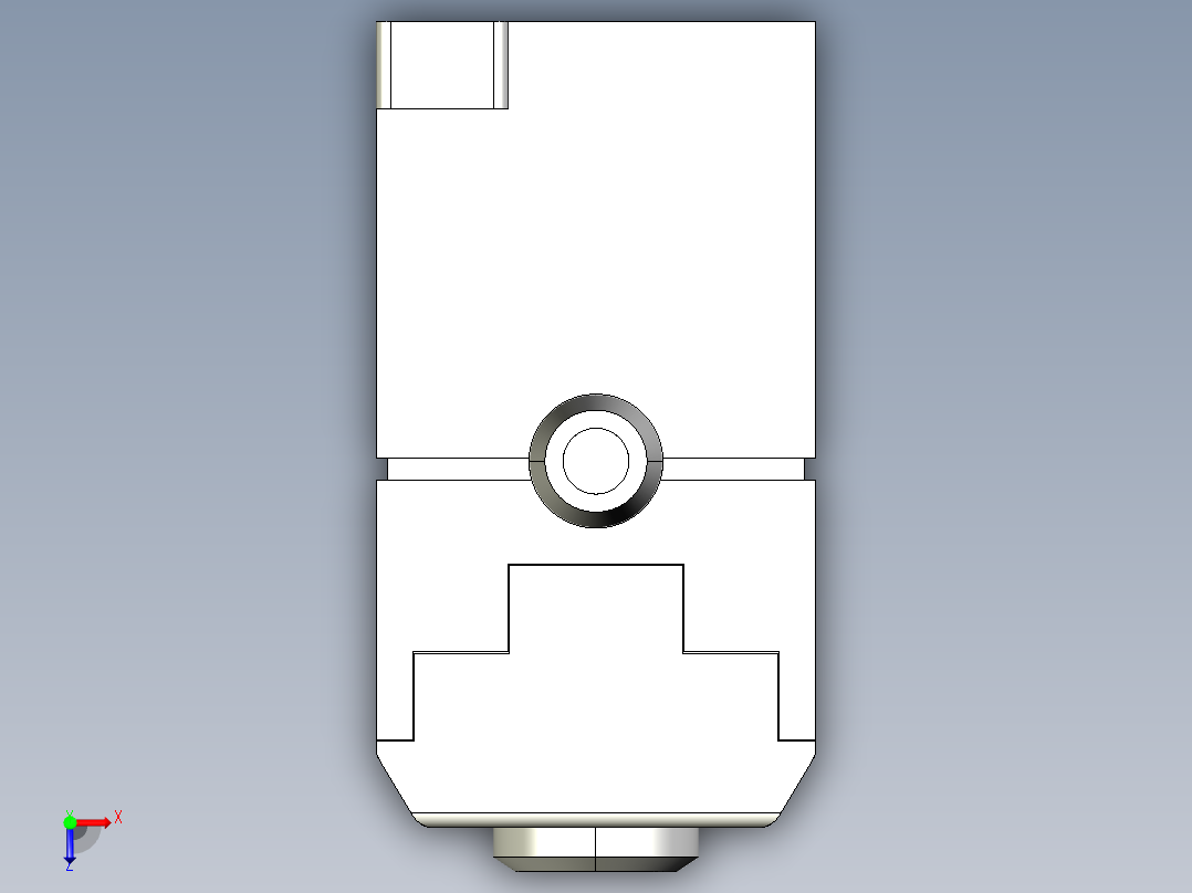 基恩士LB-70_72_kc图纸模型俯视图