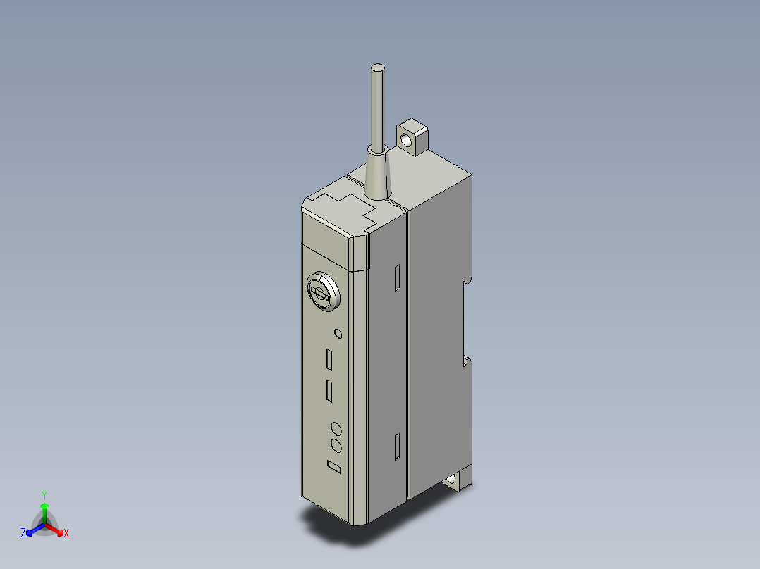 基恩士LB-70_72_kc图纸模型正等轴测图