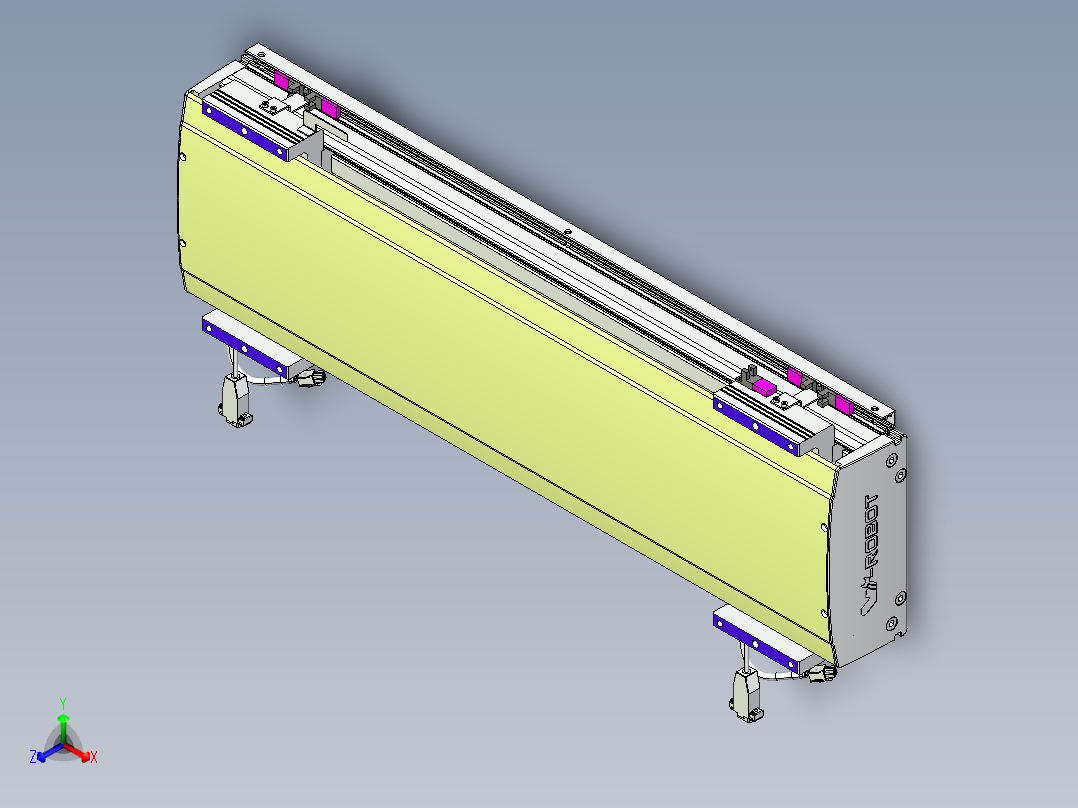 威洛博VL系列3d模型模组2VL22H1Y-S500正等轴测图