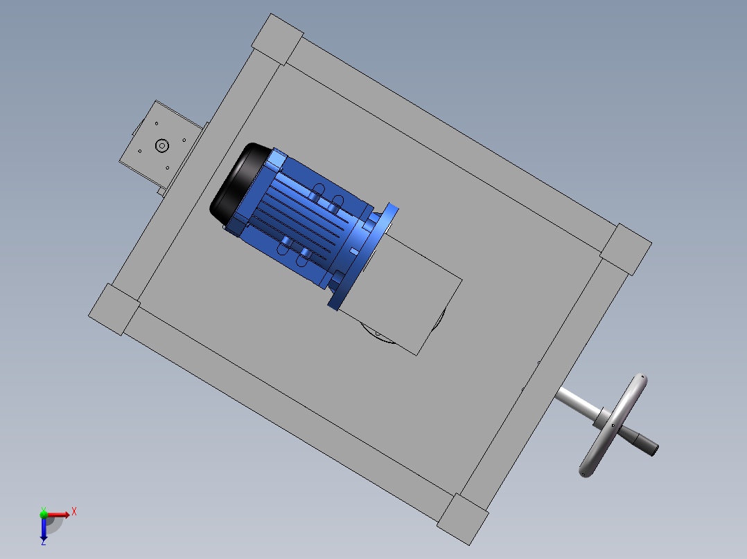 三维阀座研磨机俯视图