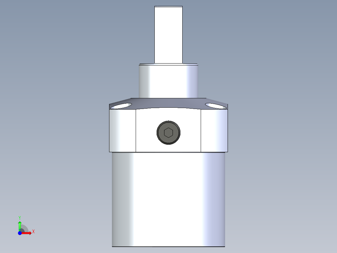 KOSMEKLG1050-Cx-P多系列多零件图纸模型前视图