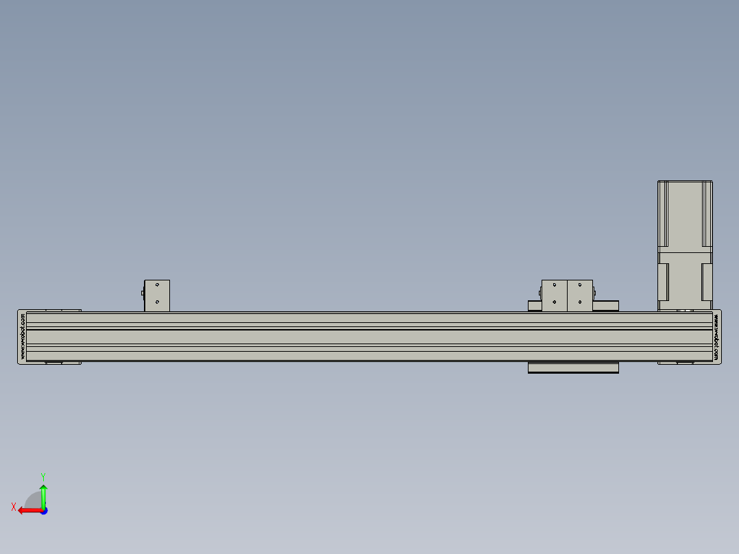 威洛博LB.GB同步带传动--欧规系列EBF5-L11-S450-BR-P20-C4后视图