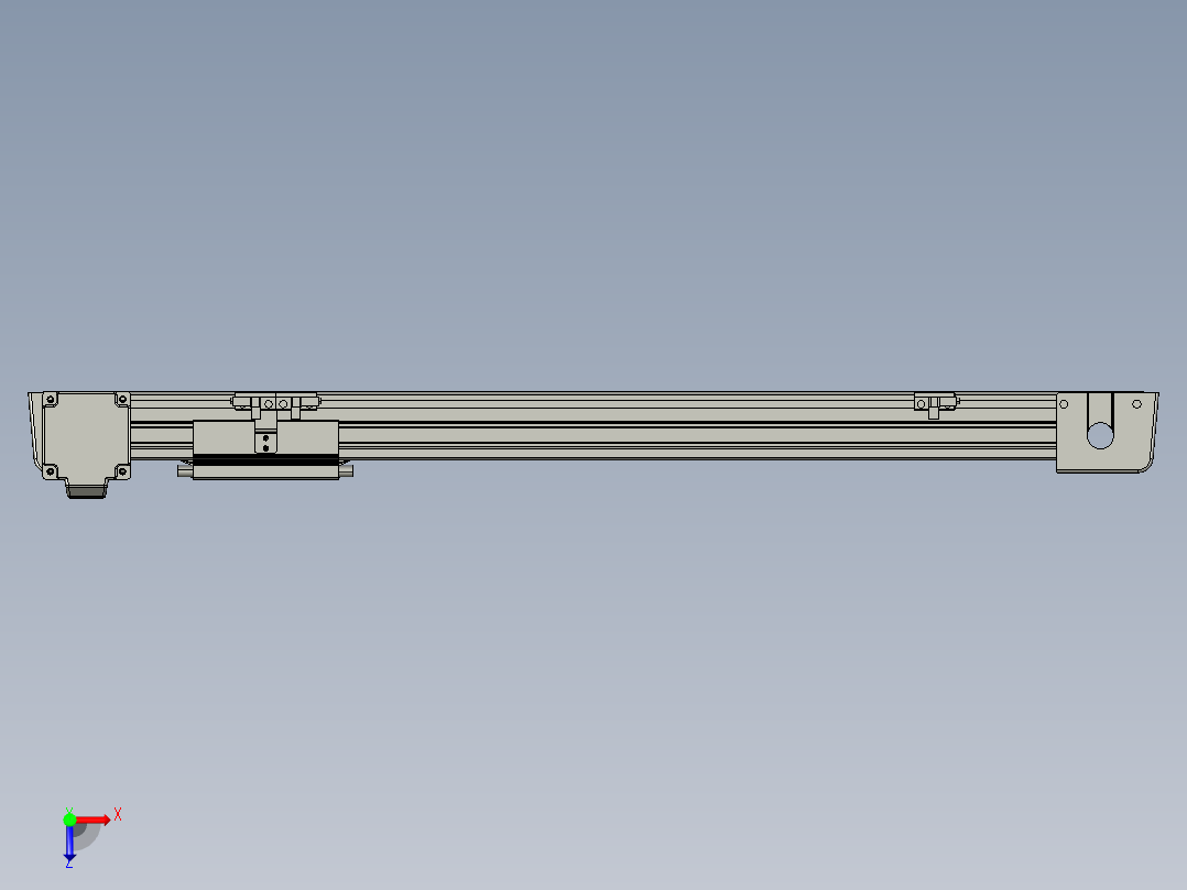 威洛博LB.GB同步带传动--欧规系列EBF5-L11-S450-BR-P20-C4俯视图
