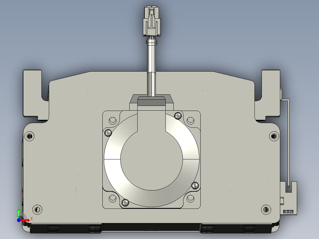 东锦丝杆传动-直线滑台模组DH210-C-L10-S1500-BC-P750W-C3前视图