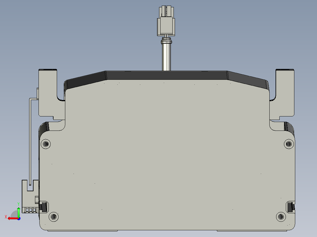 东锦丝杆传动-直线滑台模组DH210-C-L10-S1500-BC-P750W-C3后视图