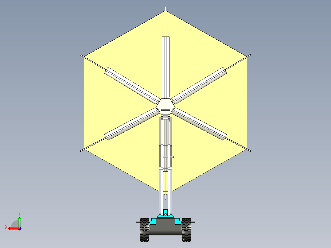 Dr. Rover Lunar Torch月球车后视图