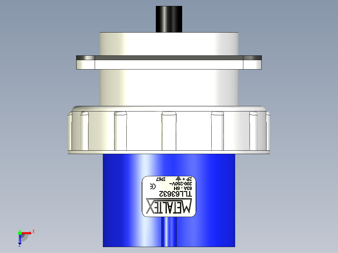 连接器Metaltex TLL63632俯视图