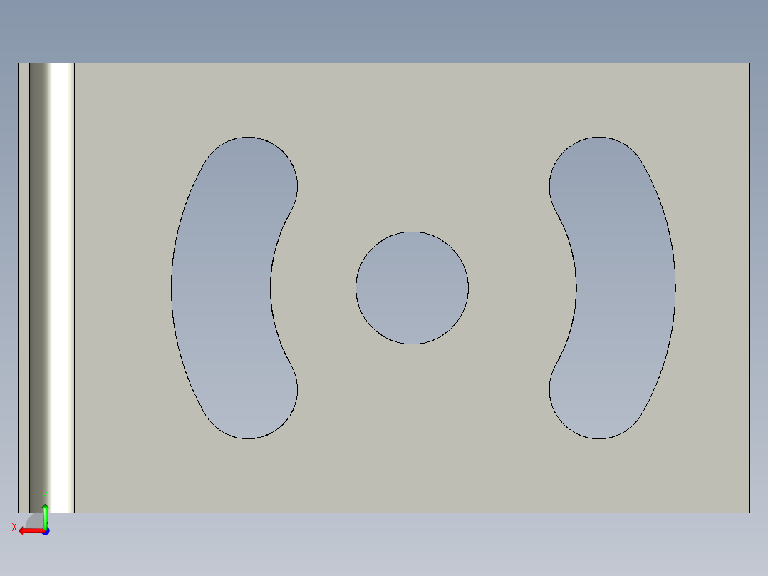 基恩士CV-C11plate1_kc图纸模型后视图