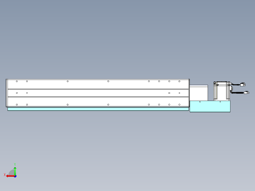 威洛博VBC同步带传动一无尘环境VBC14-L45-S600-BL-ZP75-C3后视图
