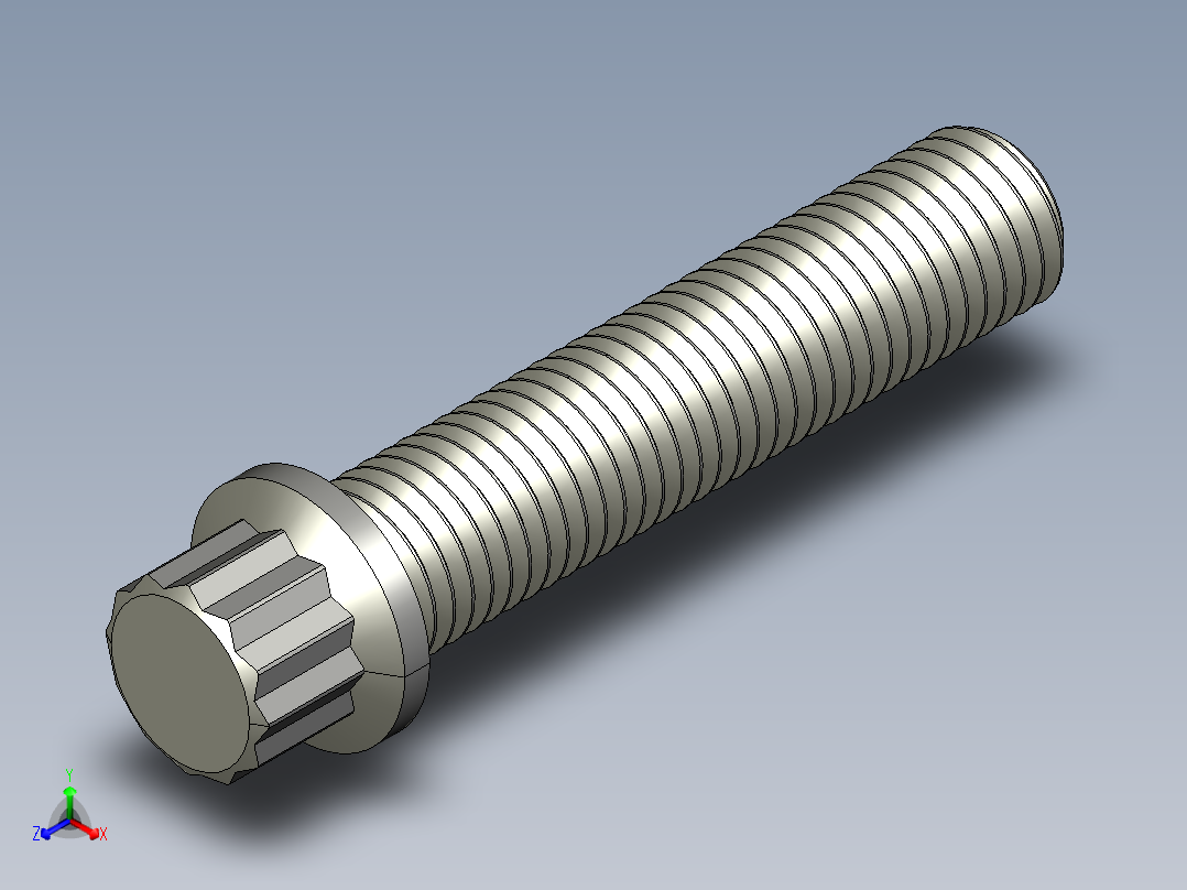 法兰头螺钉-5-16in-24 1.5long 12-point screws.STEP