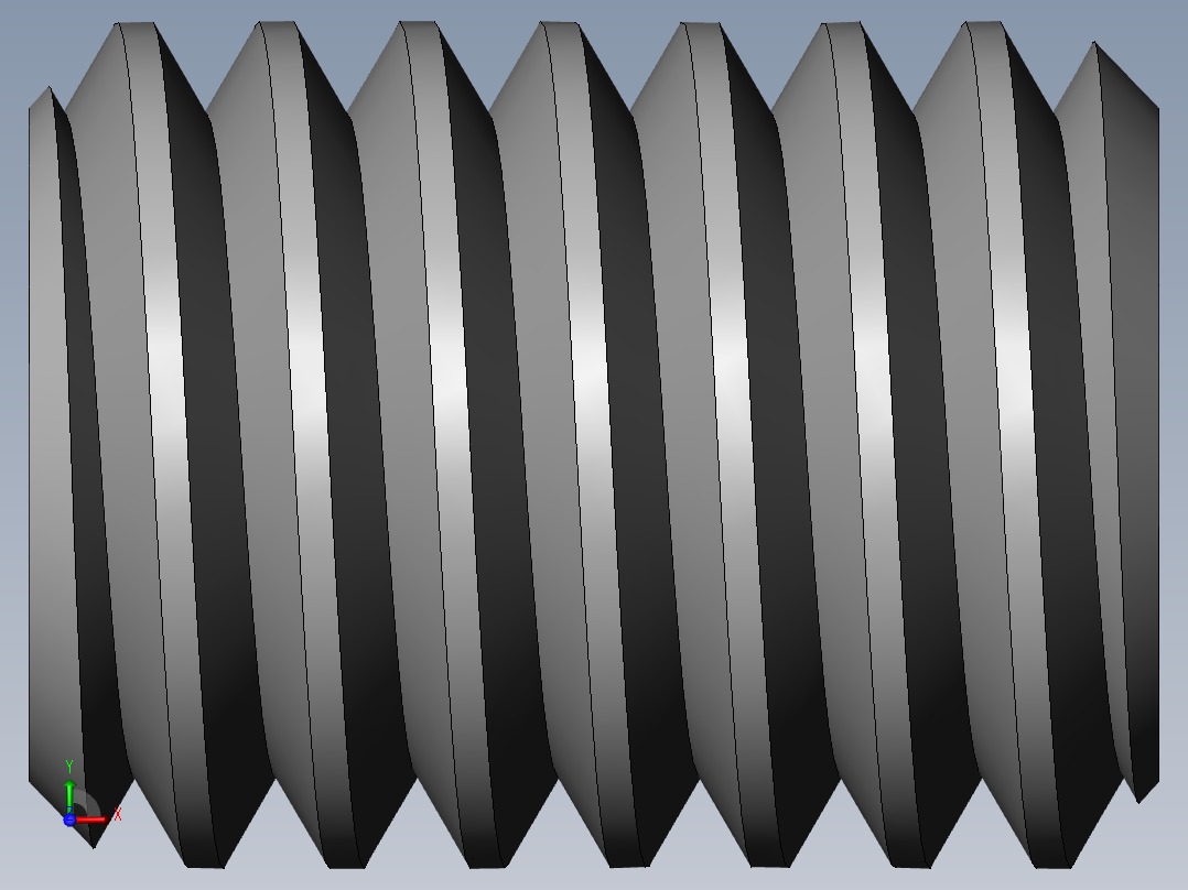 DIN 913-ISO 4026 固定螺钉-M6 L=8.SLDPRT前视图