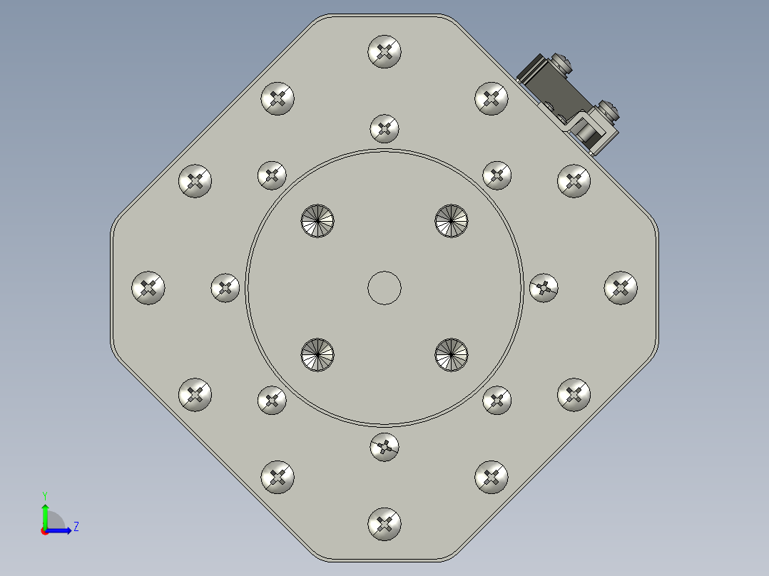 熔断器RSZ307-N-UJP 1500V 3Dͼ左视图