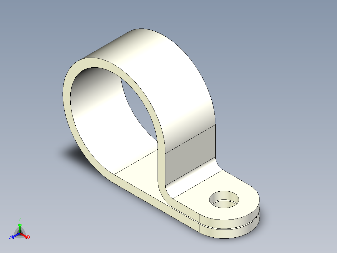 HP 系列 P 夹-H10P-NA正等轴测图